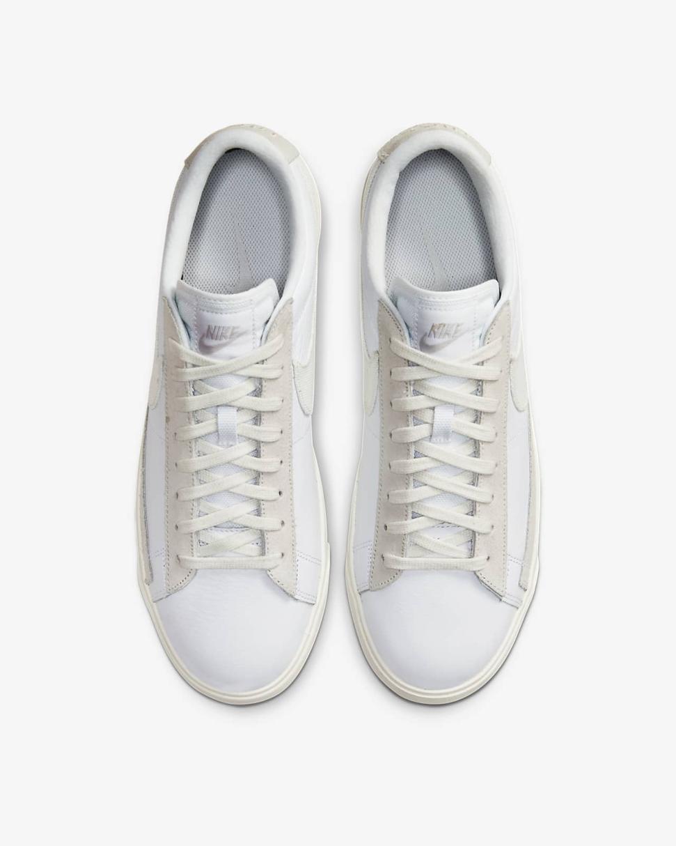 Nike Blazer Low Leather White/Platinum Tint/Sail | Mens Nike Lifestyle