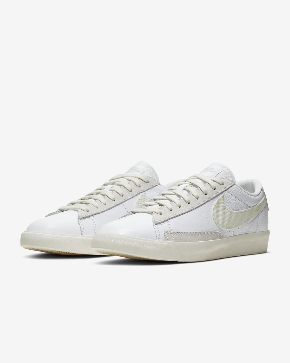 Nike Blazer Low Leather White/Platinum Tint/Sail | Mens Nike Lifestyle