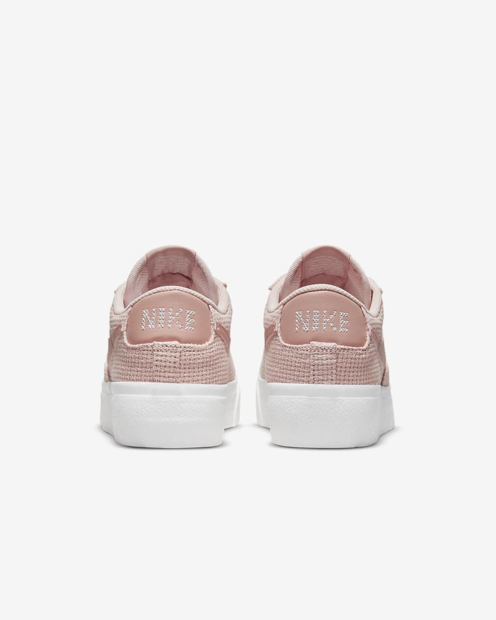 Nike Blazer Low Platform Pink Oxford/Summit White/Pink Oxford/Rose Whisper | Womens Nike Lifestyle