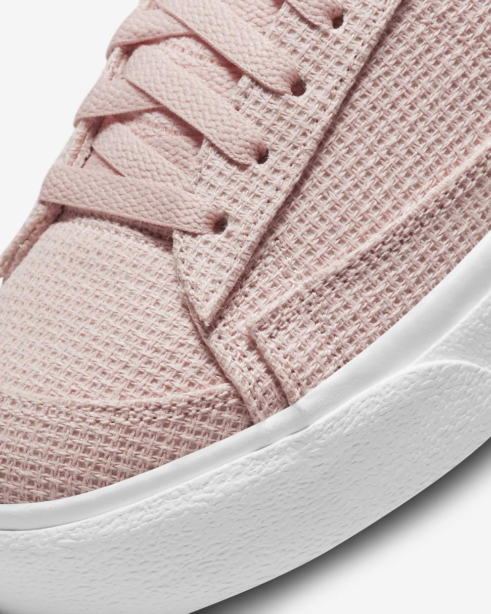 Nike Blazer Low Platform Pink Oxford/Summit White/Pink Oxford/Rose Whisper | Womens Nike Lifestyle