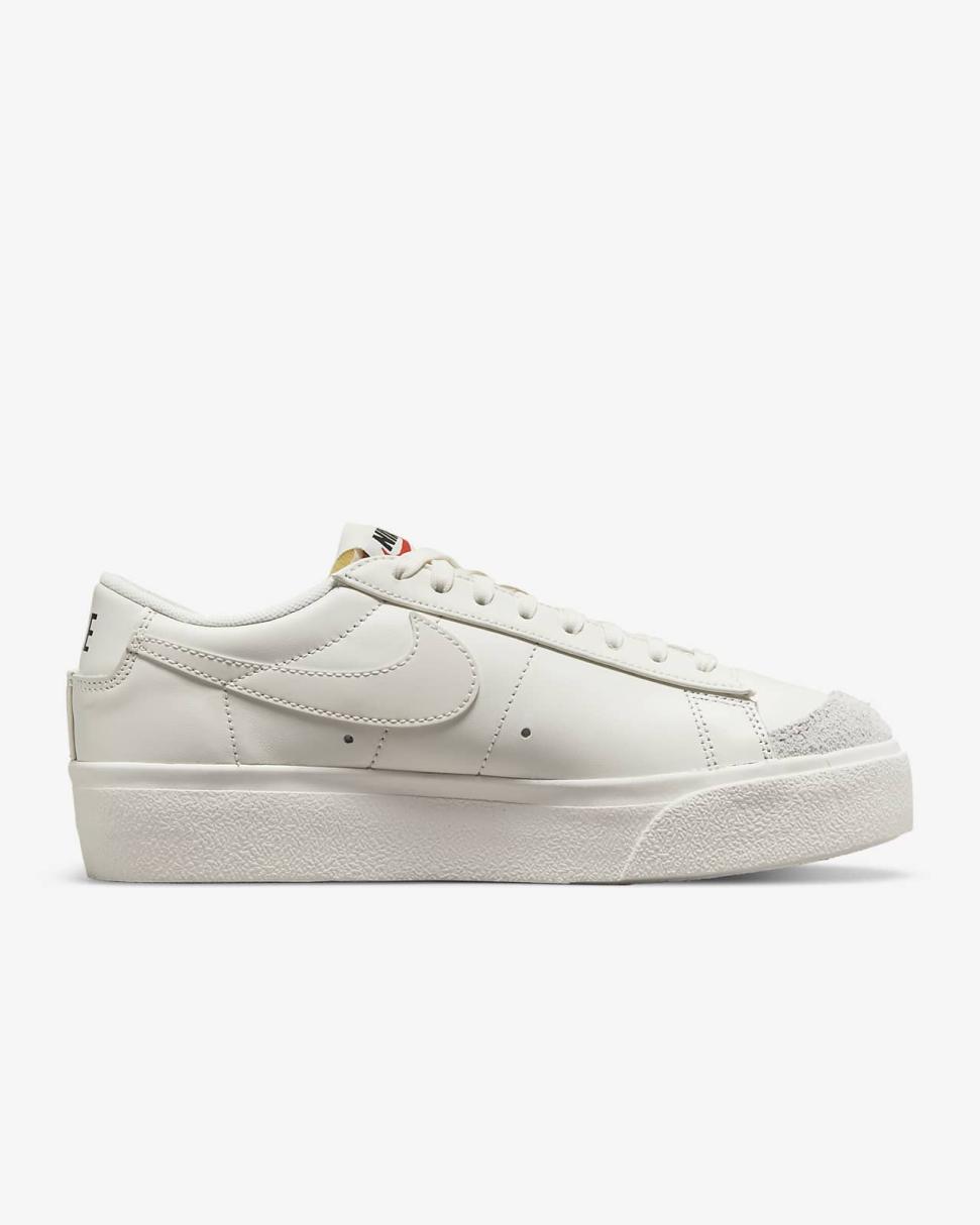Nike Blazer Low Platform Sail/Sail/Black/Sail | Womens Nike First Day Kicks