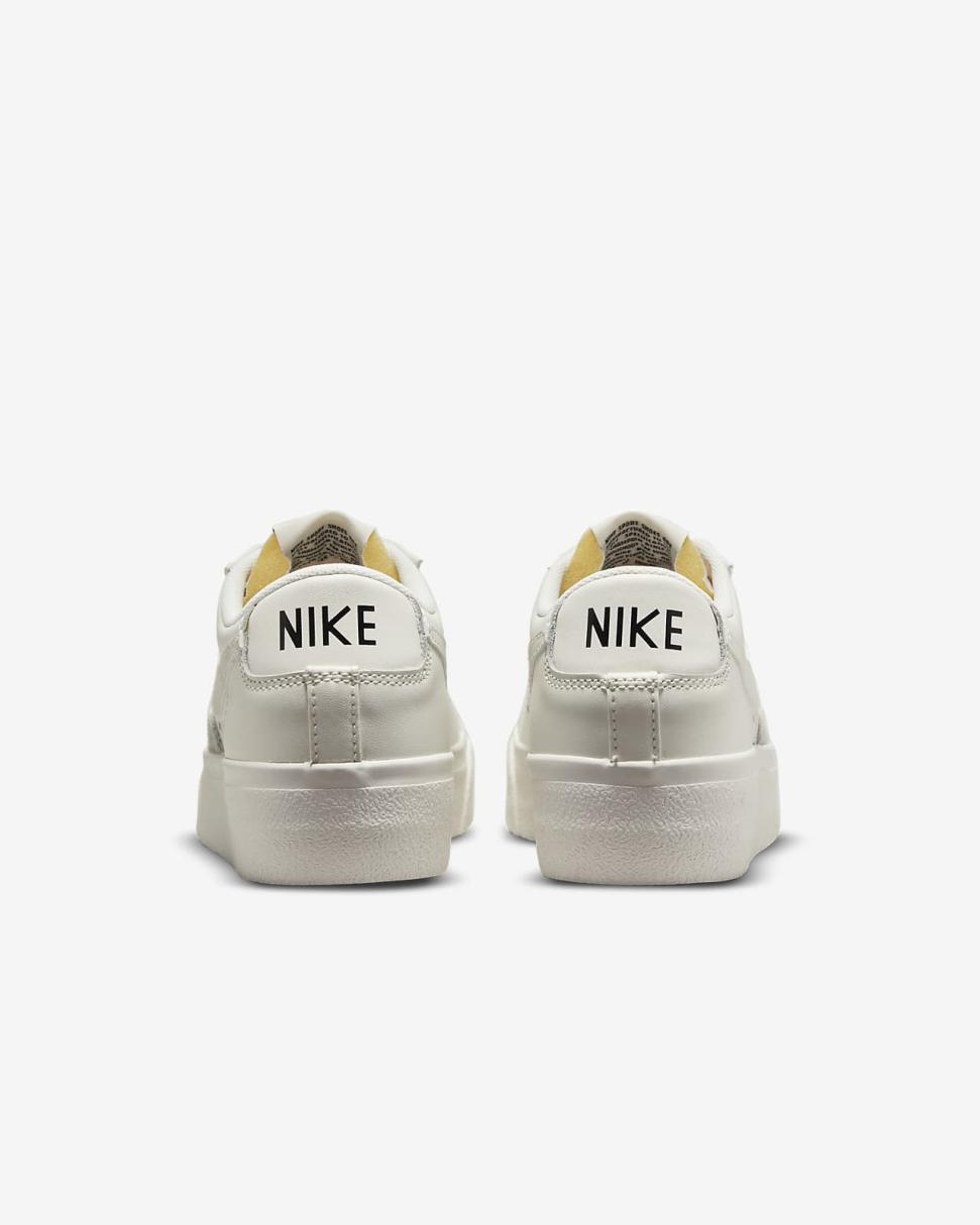 Nike Blazer Low Platform Sail/Sail/Black/Sail | Womens Nike First Day Kicks