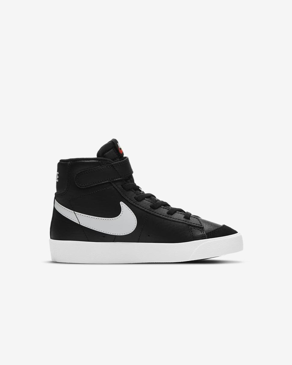 Nike Blazer Mid '77 Black/White/Team Orange/Sail | Kids Nike First Day Kicks