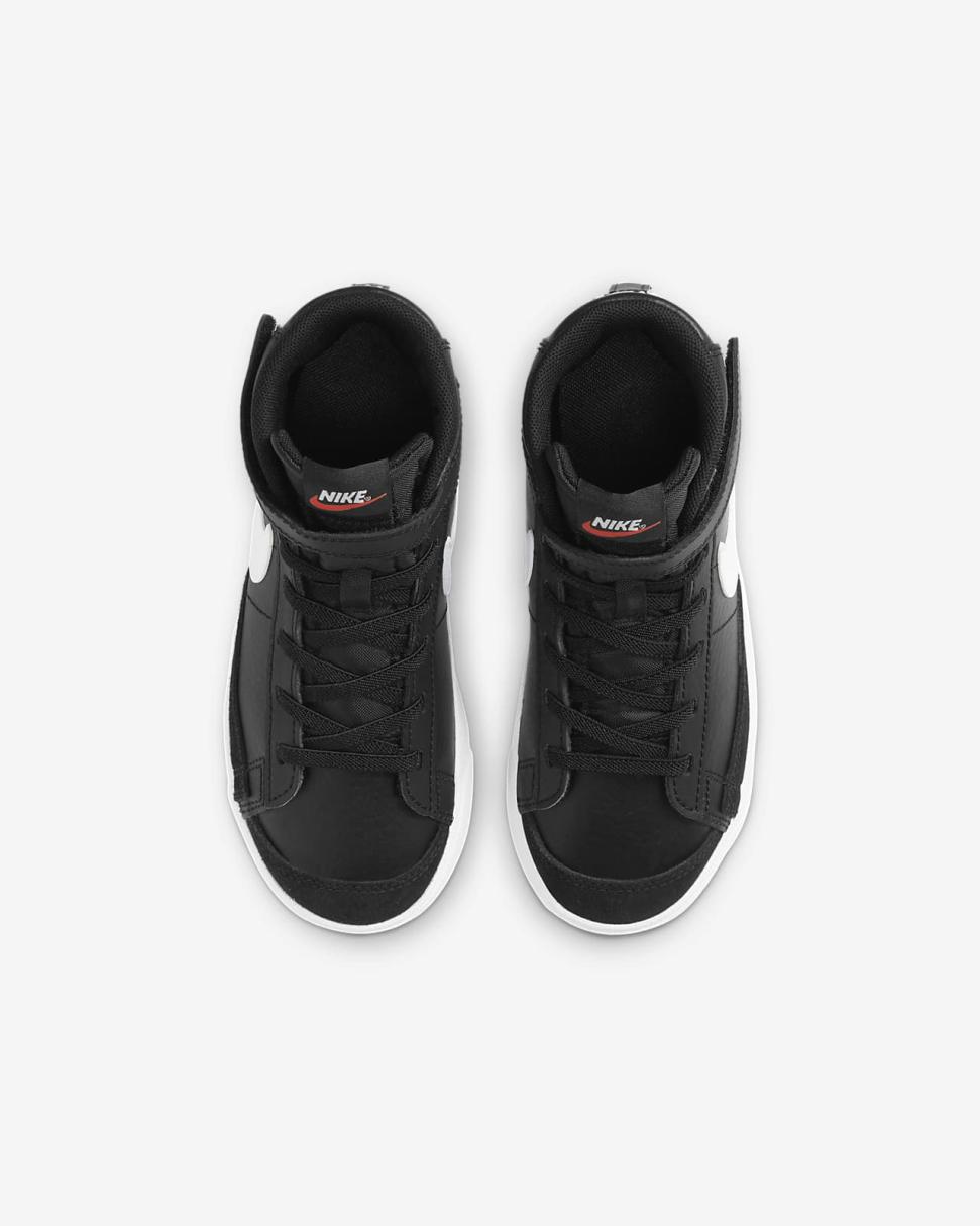 Nike Blazer Mid '77 Black/White/Team Orange/Sail | Kids Nike First Day Kicks