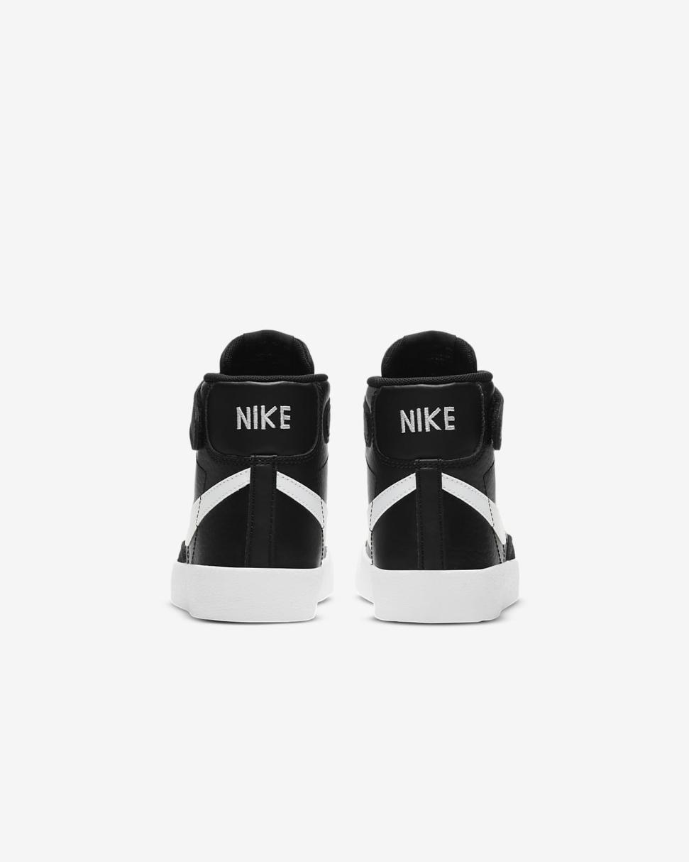 Nike Blazer Mid '77 Black/White/Team Orange/Sail | Kids Nike First Day Kicks