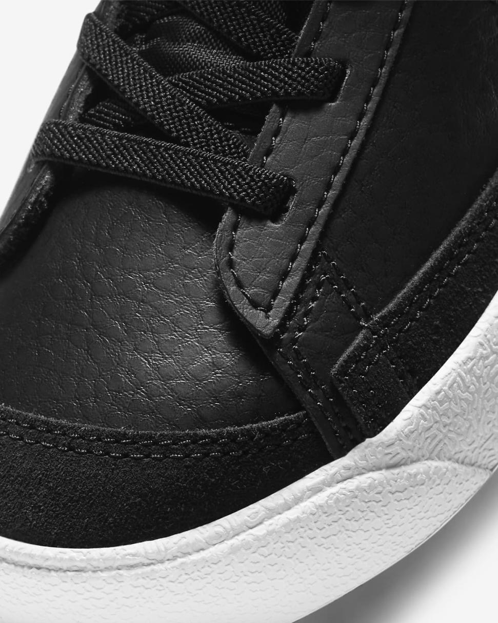 Nike Blazer Mid '77 Black/White/Team Orange/Sail | Kids Nike First Day Kicks