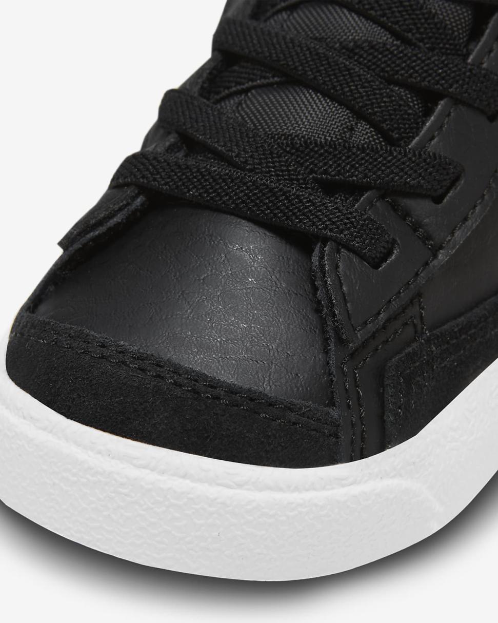 Nike Blazer Mid '77 Black/White/Team Orange/Sail | Kids Nike First Day Kicks
