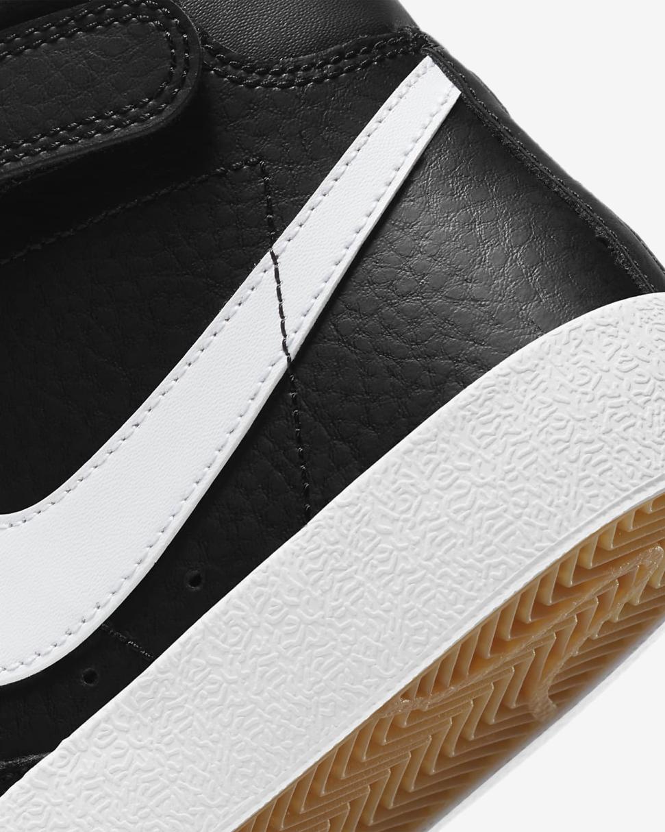 Nike Blazer Mid '77 Black/White/Team Orange/Sail | Kids Nike First Day Kicks