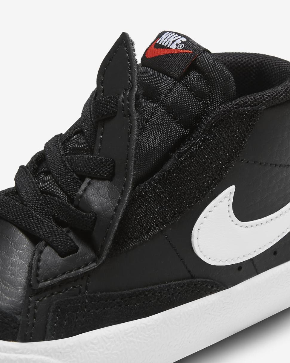 Nike Blazer Mid '77 Black/White/Team Orange/Sail | Kids Nike First Day Kicks