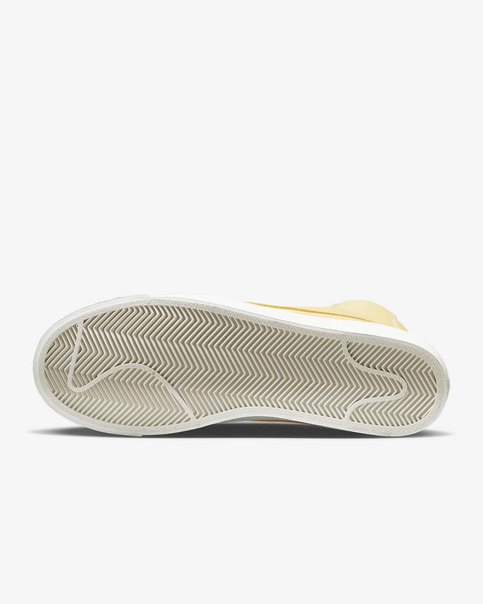 Nike Blazer Mid '77 Canvas Topaz Gold/Sail/Metallic Gold/Topaz Gold | Womens Nike Lifestyle