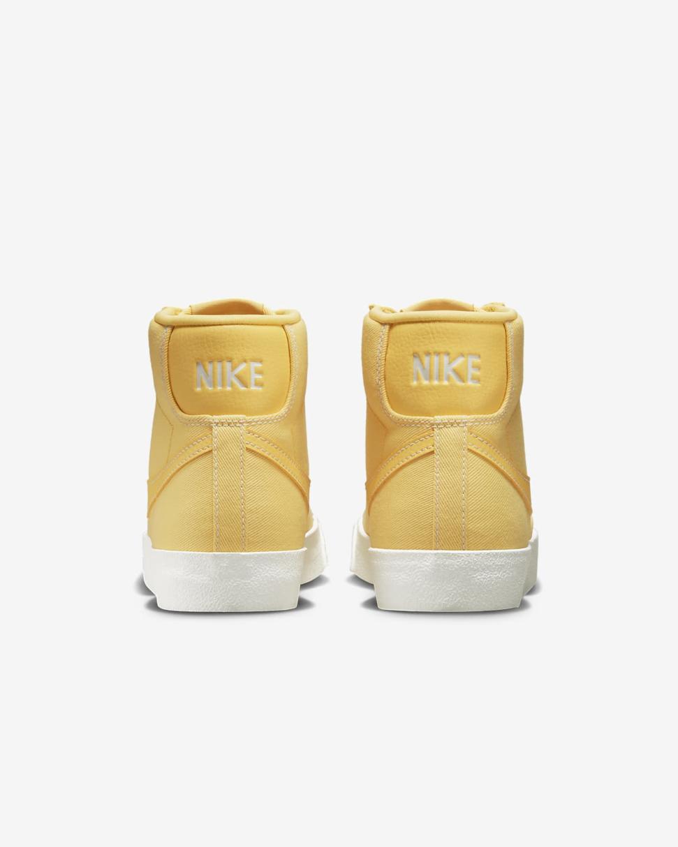 Nike Blazer Mid '77 Canvas Topaz Gold/Sail/Metallic Gold/Topaz Gold | Womens Nike Lifestyle