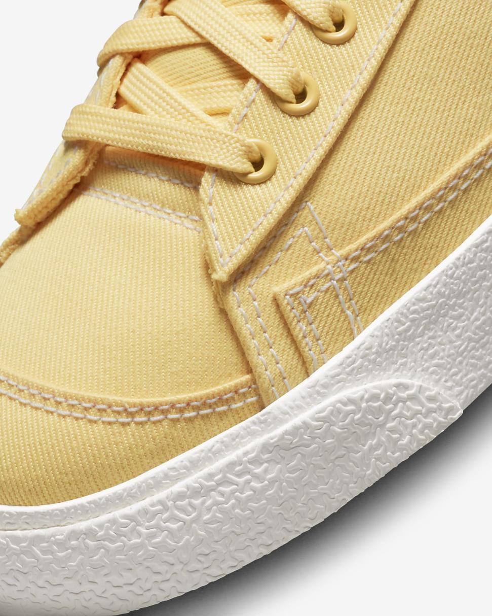 Nike Blazer Mid '77 Canvas Topaz Gold/Sail/Metallic Gold/Topaz Gold | Womens Nike Lifestyle