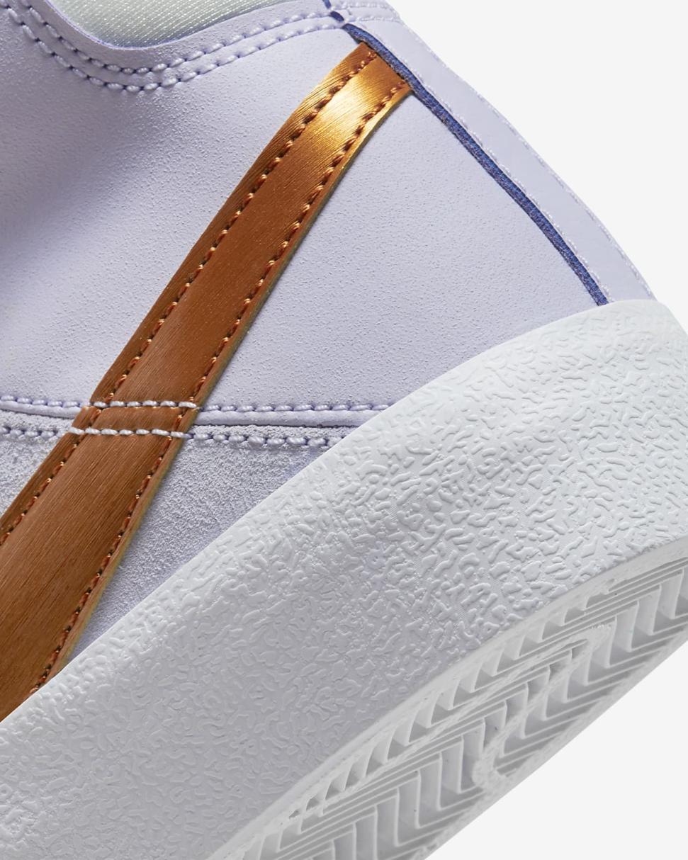 Nike Blazer Mid '77 Dance Barely Grape/Pure Platinum/Violet Frost/Metallic Copper | Kids Nike Dunks & Blazers