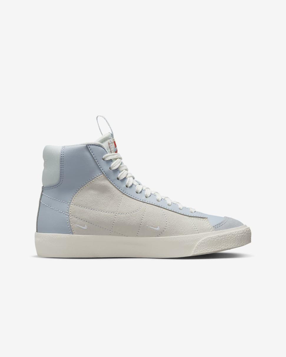 Nike Blazer Mid '77 Dance Blue Whisper/Sail/Black/Football Grey | Kids Nike Dunks & Blazers