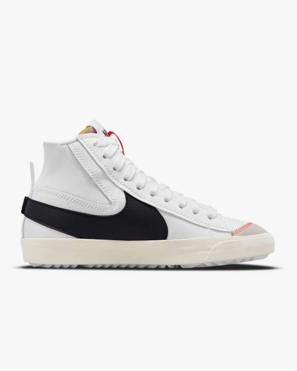Nike Blazer Mid '77 Jumbo White/White/Sail/Black | Mens Nike First Day Kicks
