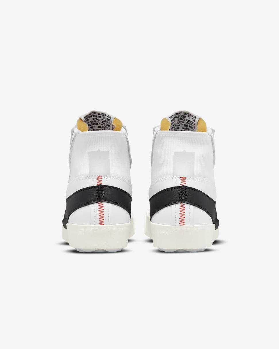 Nike Blazer Mid '77 Jumbo White/White/Sail/Black | Mens Nike First Day Kicks