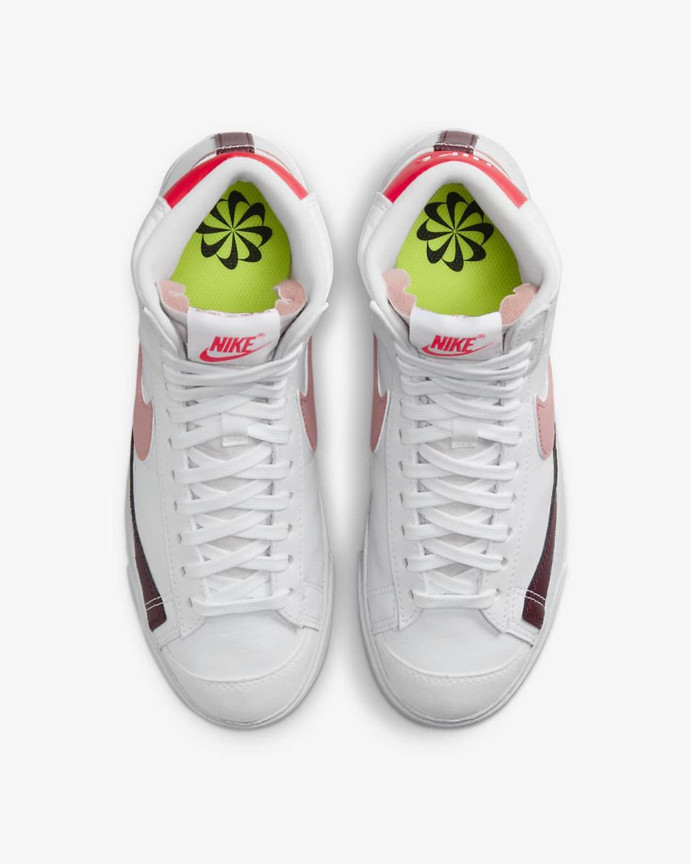 Nike Blazer Mid '77 Next Nature White/Night Maroon/Siren Red/Red Stardust | Womens Nike Lifestyle