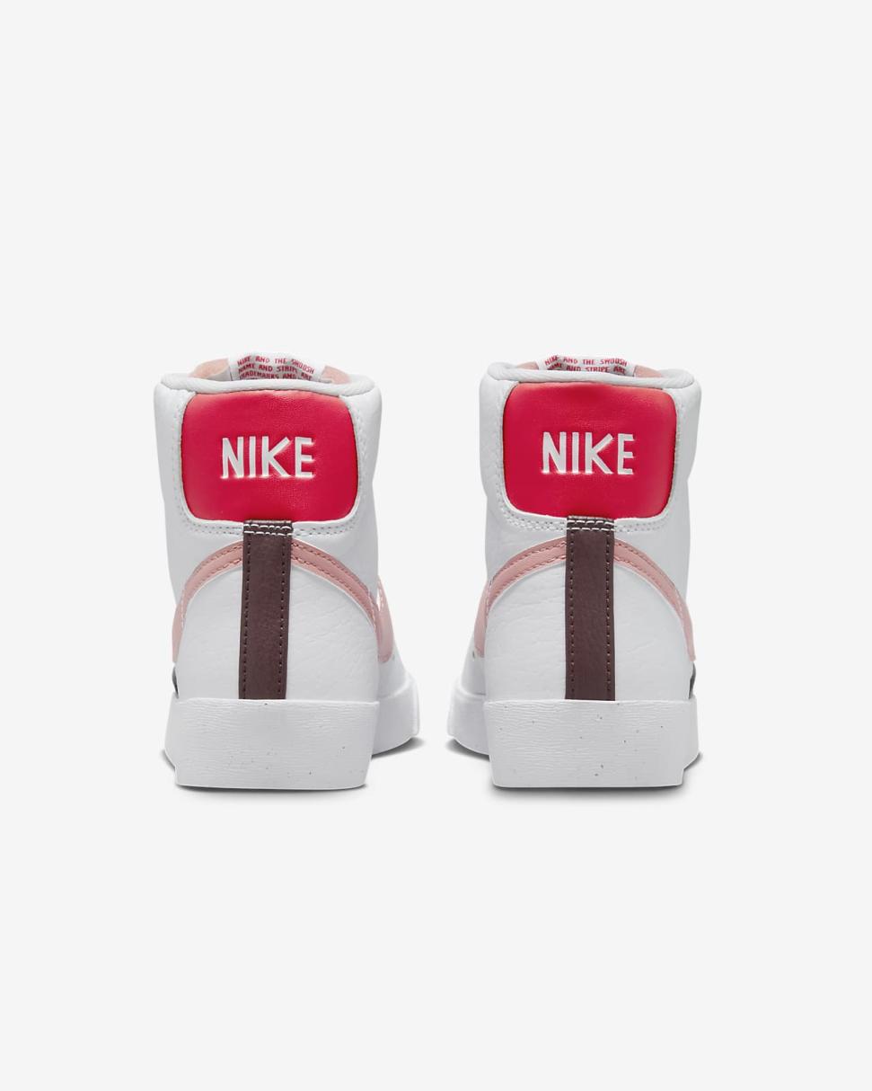Nike Blazer Mid '77 Next Nature White/Night Maroon/Siren Red/Red Stardust | Womens Nike Lifestyle