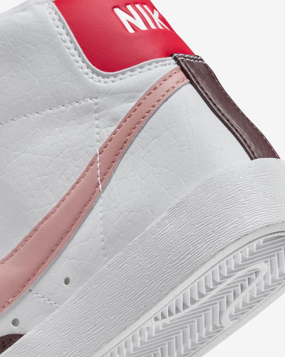 Nike Blazer Mid '77 Next Nature White/Night Maroon/Siren Red/Red Stardust | Womens Nike Lifestyle