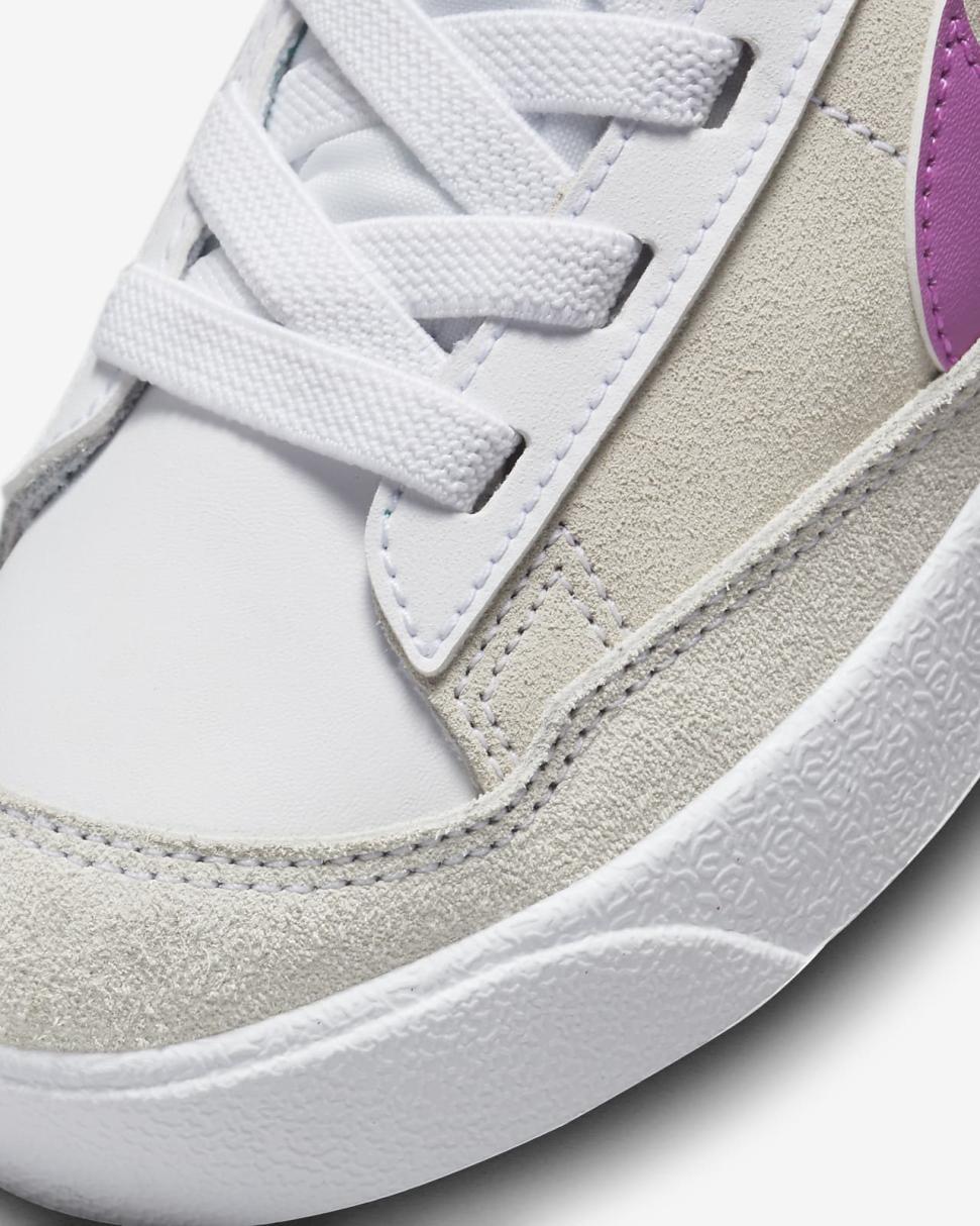 Nike Blazer Mid '77 SE Dance White/Stadium Green/Picante Red/Fuchsia Dream | Kids Nike Dunks & Blazers