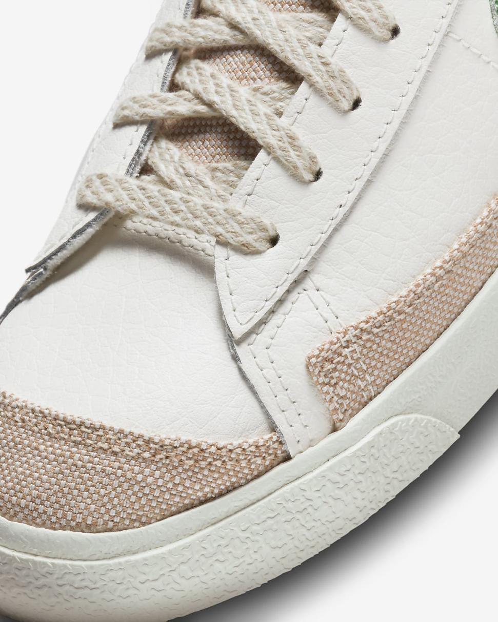 Nike Blazer Mid '77 Vintage Sail/Safety Orange/Black/Stadium Green | Mens Nike Lifestyle