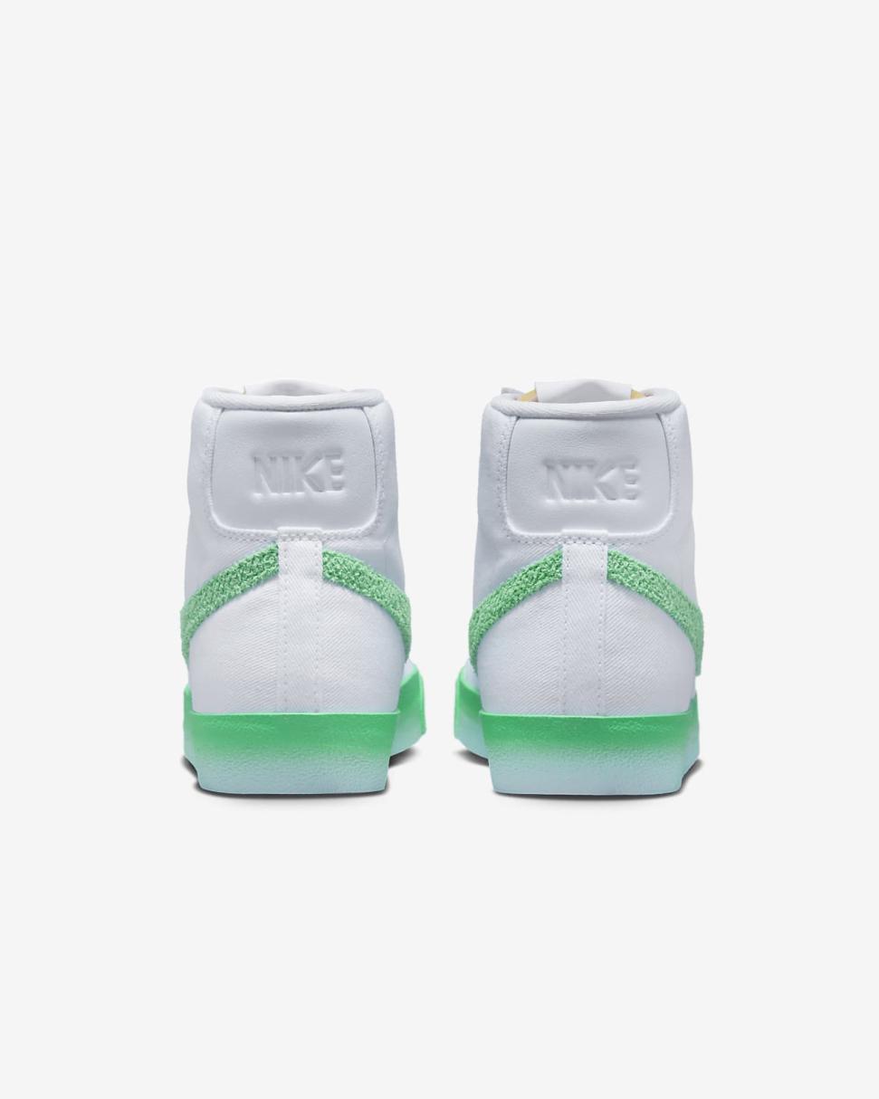 Nike Blazer Mid '77 White/Barely Green/Gum Light Brown/Spring Green | Womens Nike Lifestyle