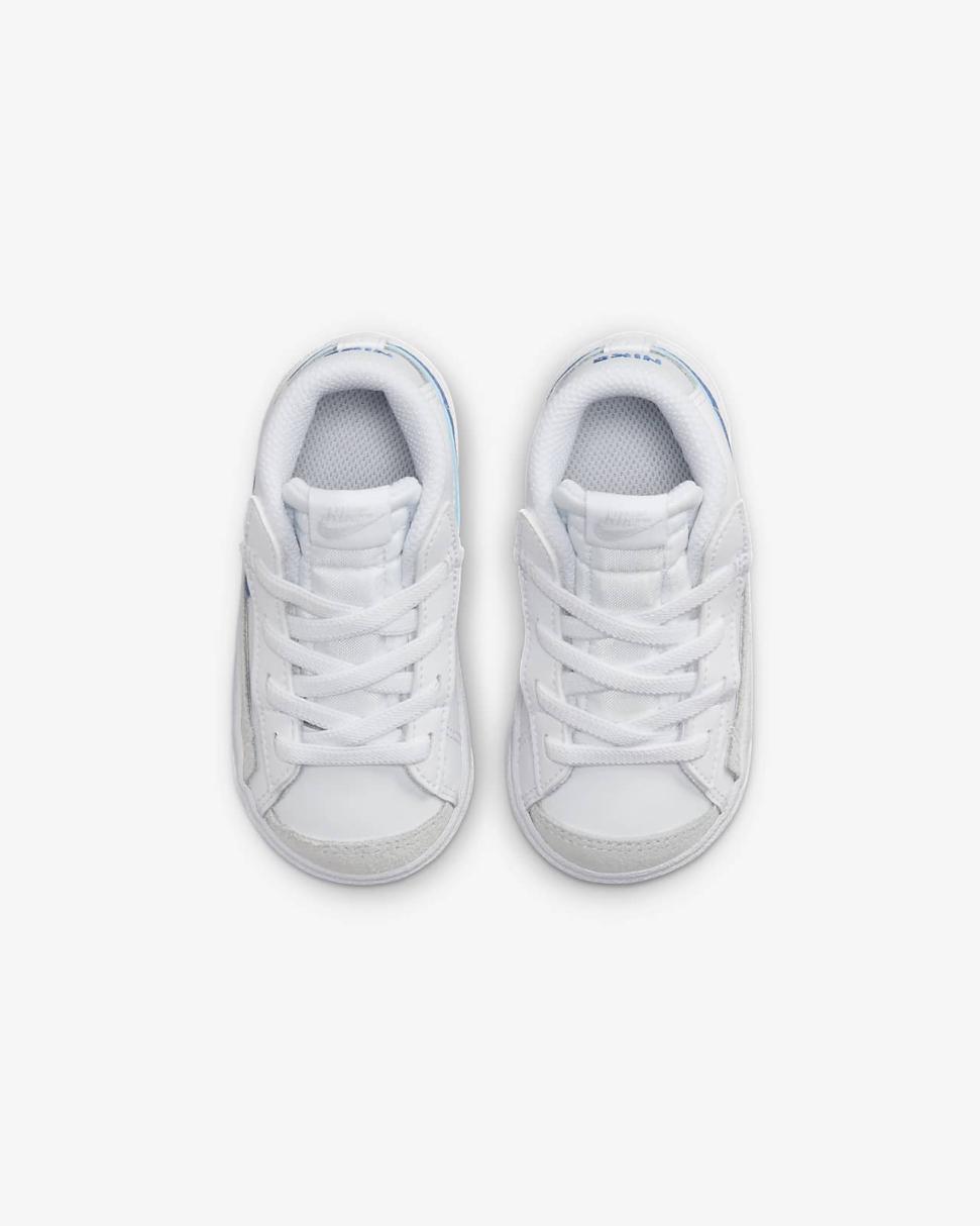 Nike Blazer Mid '77 White/Pure Platinum/Game Royal | Kids Nike First Day Kicks