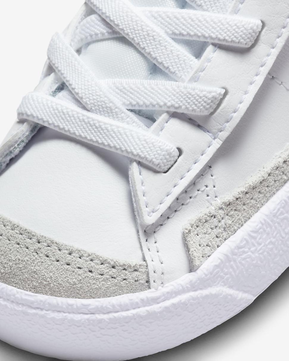 Nike Blazer Mid '77 White/Pure Platinum/Game Royal | Kids Nike First Day Kicks