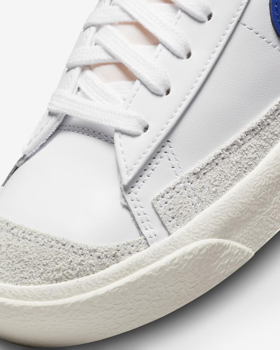 Nike Blazer Mid '77 White/Sail/Black/Game Royal | Womens Nike First Day Kicks