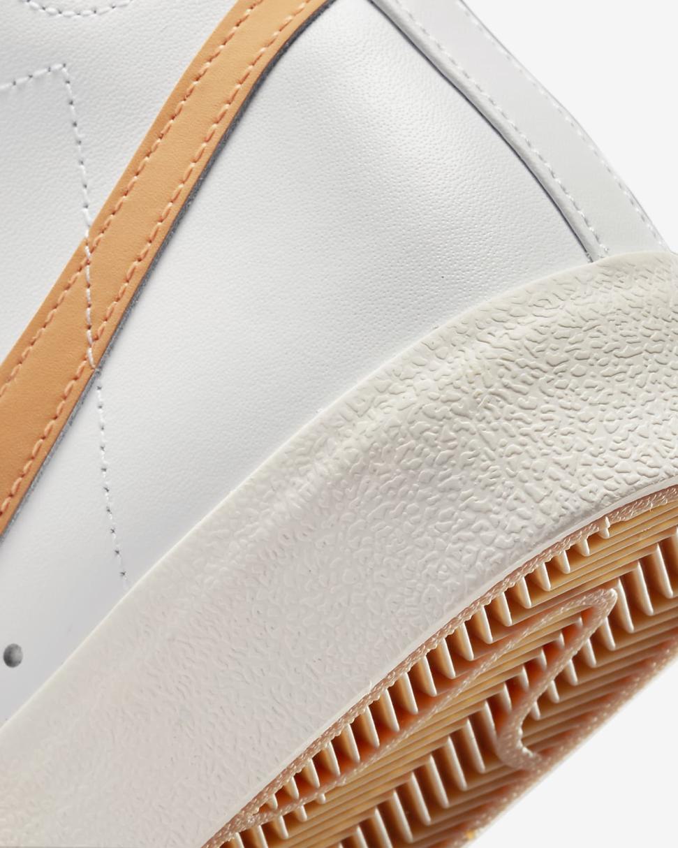 Nike Blazer Mid '77 White/Sail/Gum Medium Brown/Peach Cream | Womens Nike Lifestyle