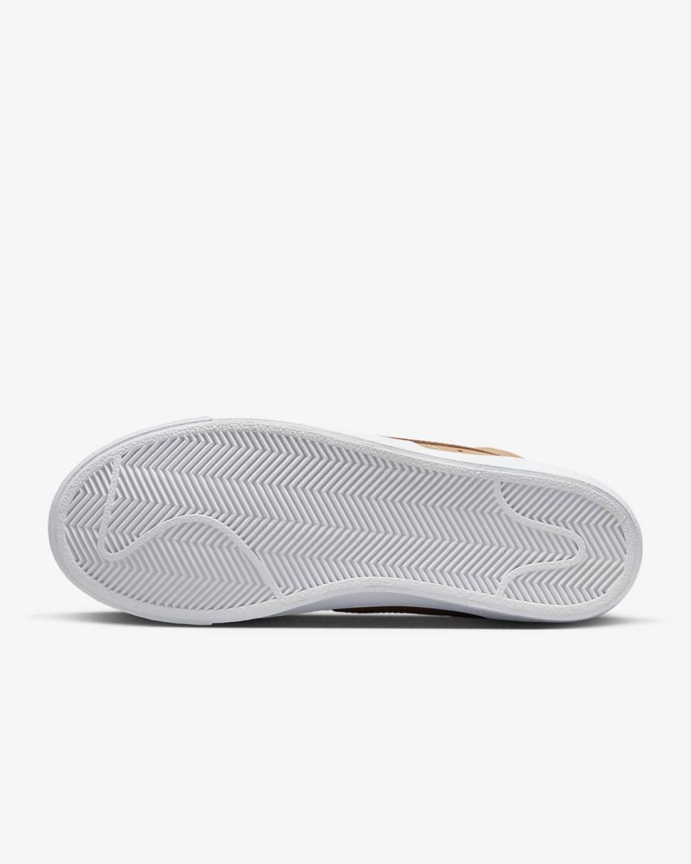 Nike Blazer Mid Premium Vachetta Tan/White/Vachetta Tan | Womens Nike Lifestyle