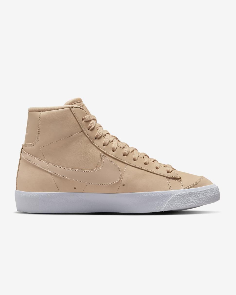 Nike Blazer Mid Premium Vachetta Tan/White/Vachetta Tan | Womens Nike Lifestyle
