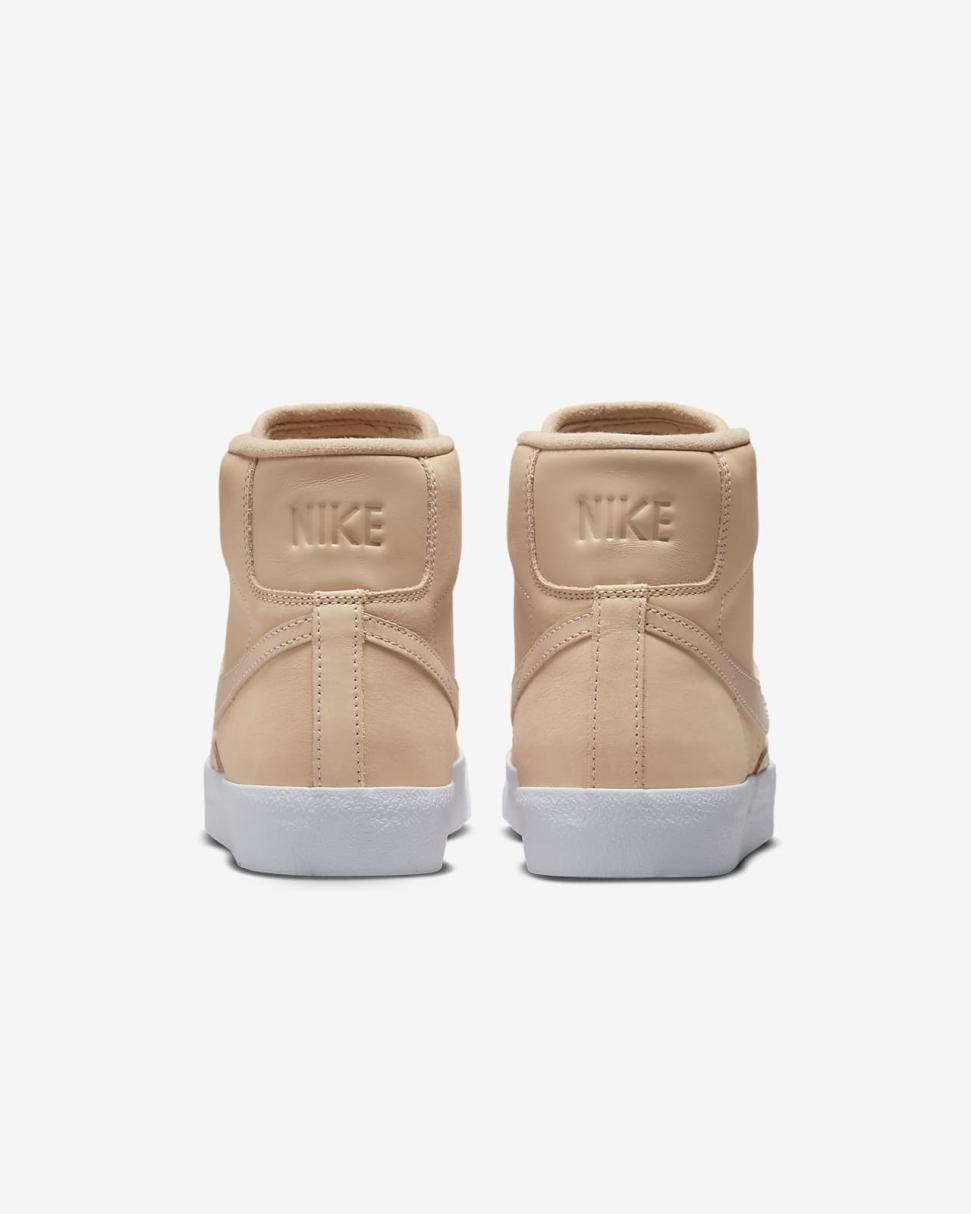 Nike Blazer Mid Premium Vachetta Tan/White/Vachetta Tan | Womens Nike Lifestyle