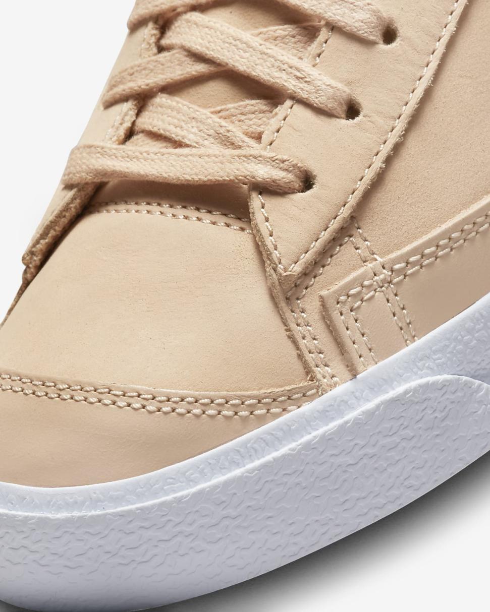 Nike Blazer Mid Premium Vachetta Tan/White/Vachetta Tan | Womens Nike Lifestyle