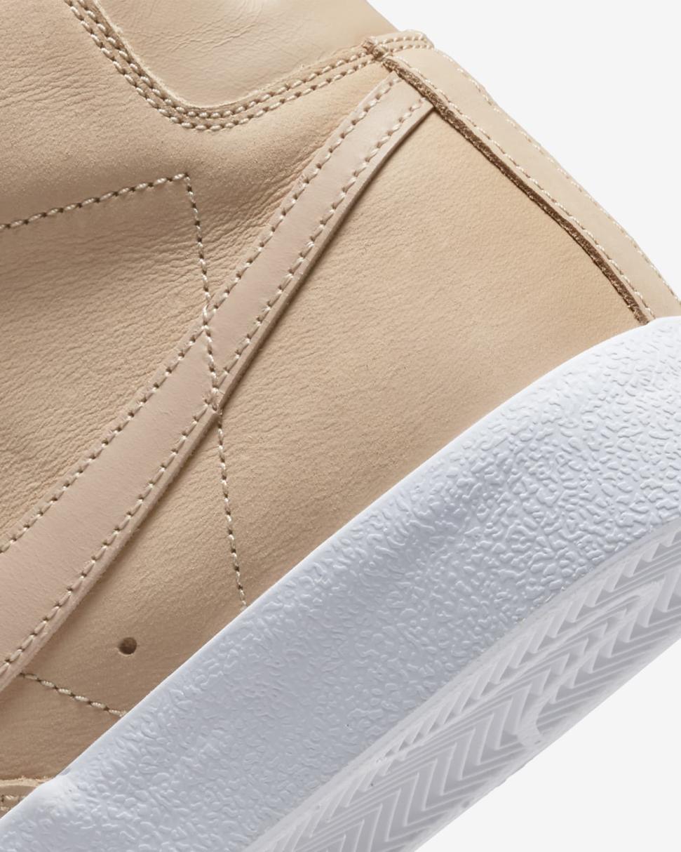 Nike Blazer Mid Premium Vachetta Tan/White/Vachetta Tan | Womens Nike Lifestyle
