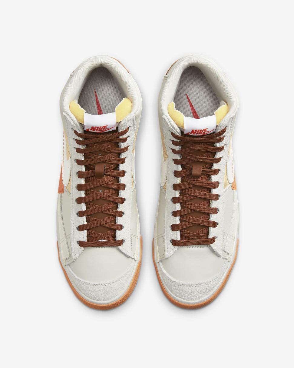 Nike Blazer Mid Pro Club Light Bone/Sesame/Pecan/Sail | Mens Nike First Day Kicks