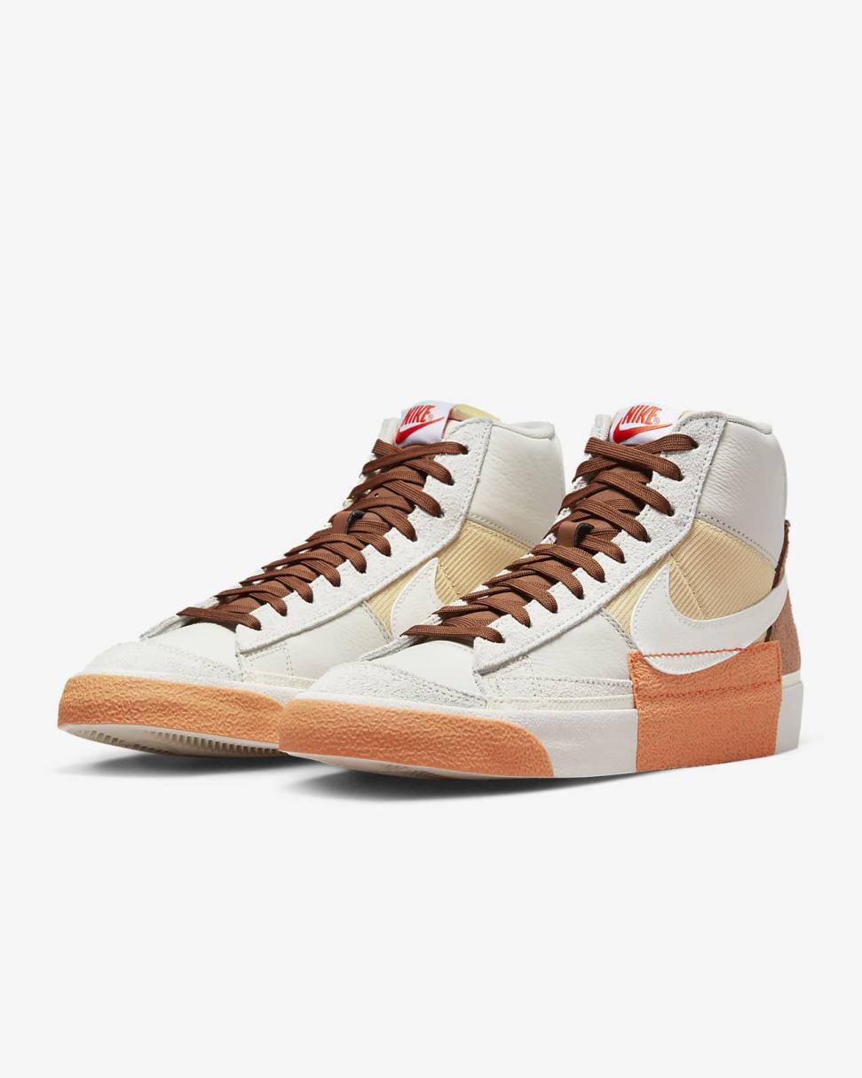 Nike Blazer Mid Pro Club Light Bone/Sesame/Pecan/Sail | Mens Nike First Day Kicks