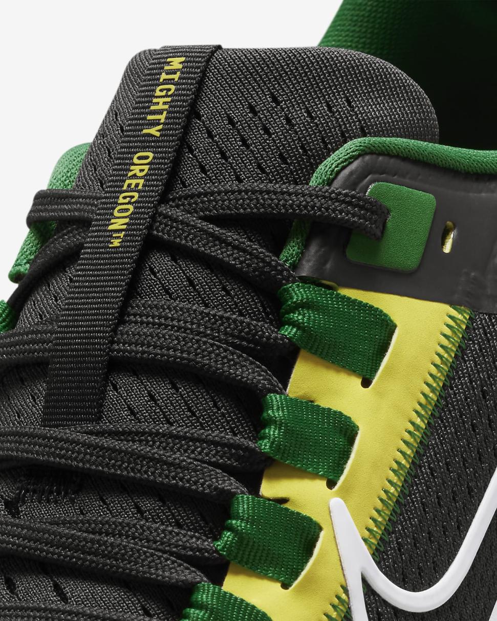 Nike College Pegasus 38 (Oregon) Anthracite/Apple Green/Yellow Strike/White | Mens Nike Running