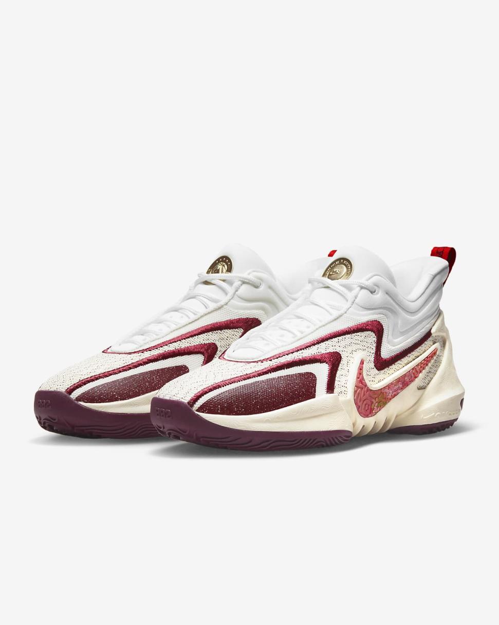 Nike Cosmic Unity 2 Coconut Milk/Summit White/University Red/Team Red | Mens/Womens Nike Basketball