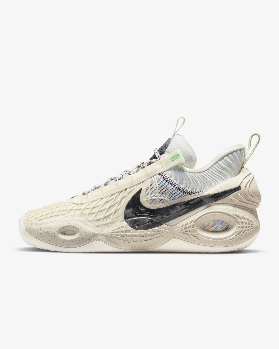 Nike Cosmic Unity Natural/Total Orange/Green Glow/Natural | Mens/Womens Nike Basketball
