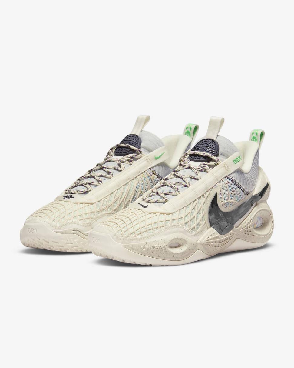 Nike Cosmic Unity Natural/Total Orange/Green Glow/Natural | Mens/Womens Nike Basketball