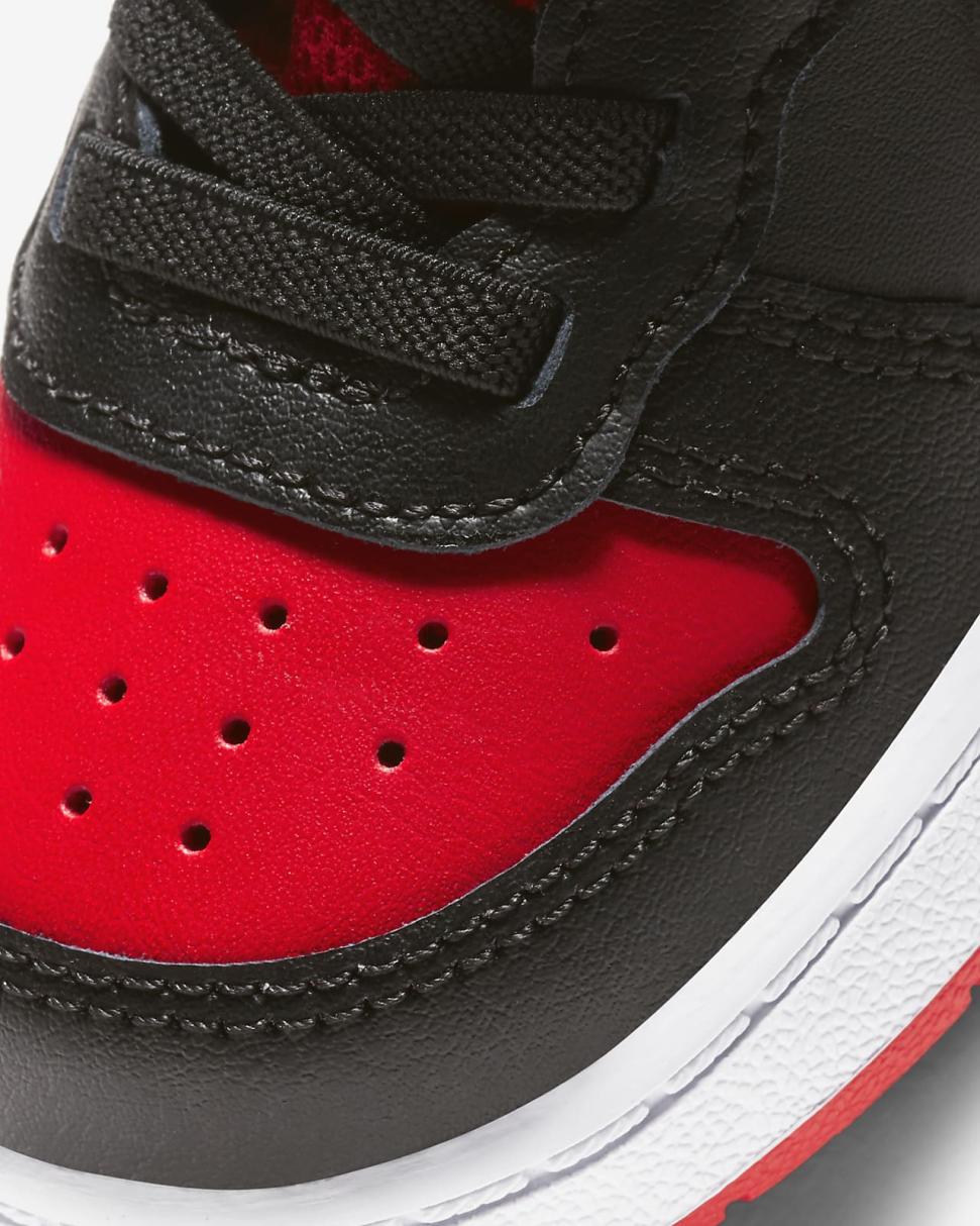 Nike Court Borough Low 2 Black/White/University Red | Kids Nike Lifestyle