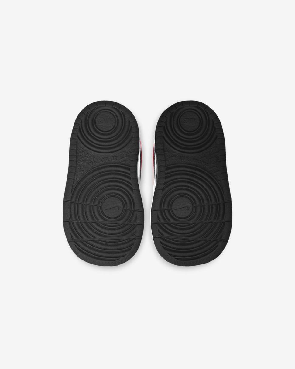 Nike Court Borough Low 2 White/Black/University Red | Kids Nike Lifestyle
