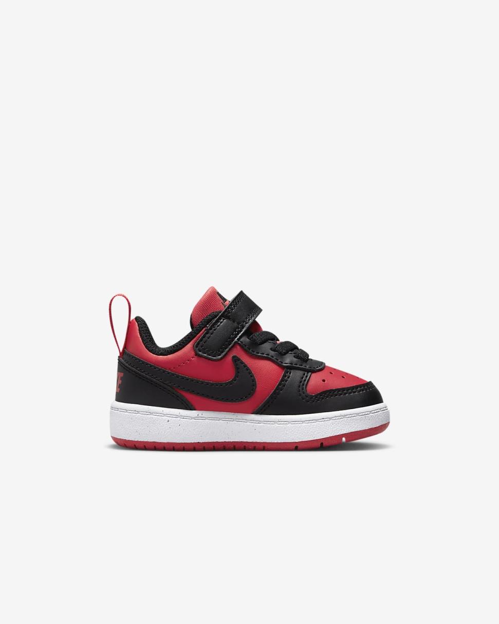 Nike Court Borough Low Recraft University Red/White/Black | Kids Nike First Day Kicks