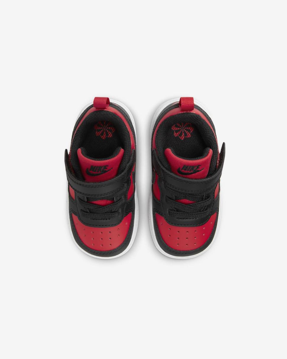 Nike Court Borough Low Recraft University Red/White/Black | Kids Nike First Day Kicks