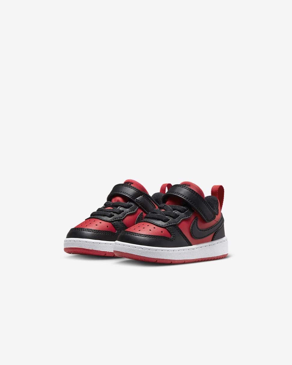 Nike Court Borough Low Recraft University Red/White/Black | Kids Nike First Day Kicks