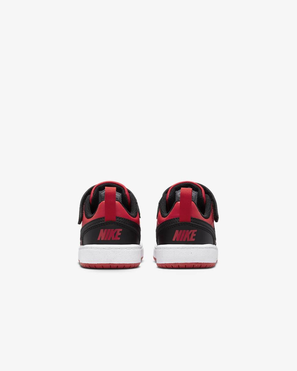 Nike Court Borough Low Recraft University Red/White/Black | Kids Nike First Day Kicks