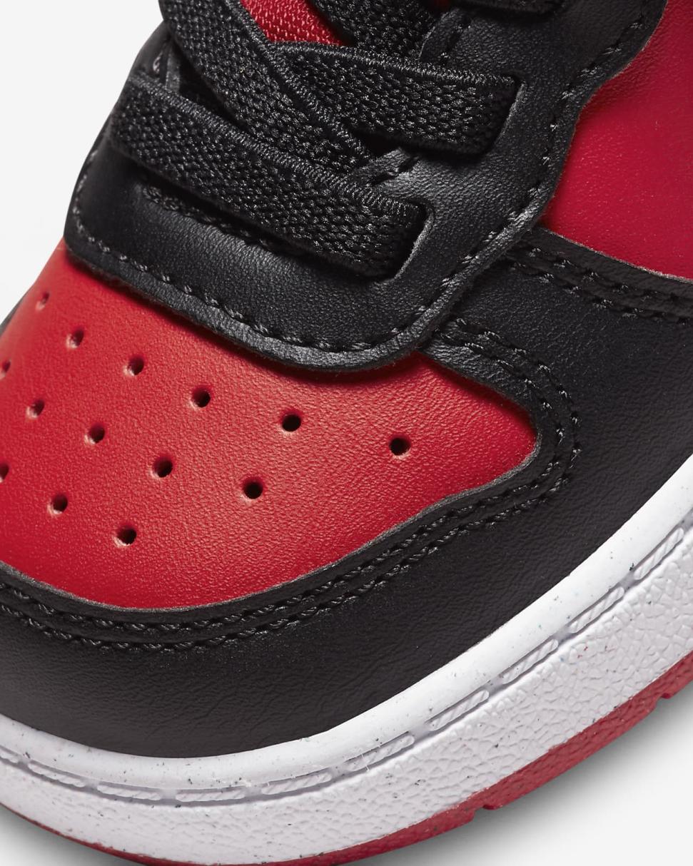 Nike Court Borough Low Recraft University Red/White/Black | Kids Nike First Day Kicks