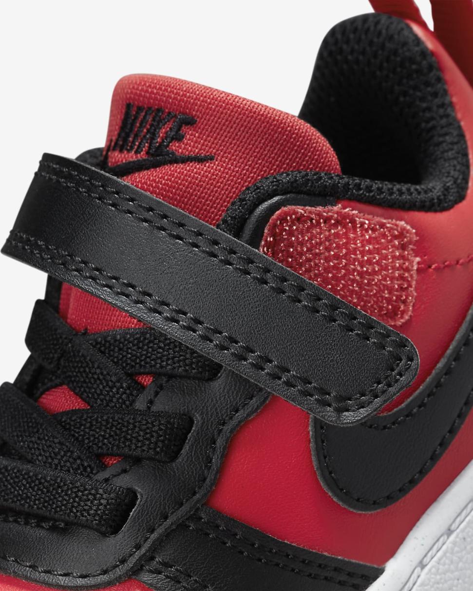 Nike Court Borough Low Recraft University Red/White/Black | Kids Nike First Day Kicks