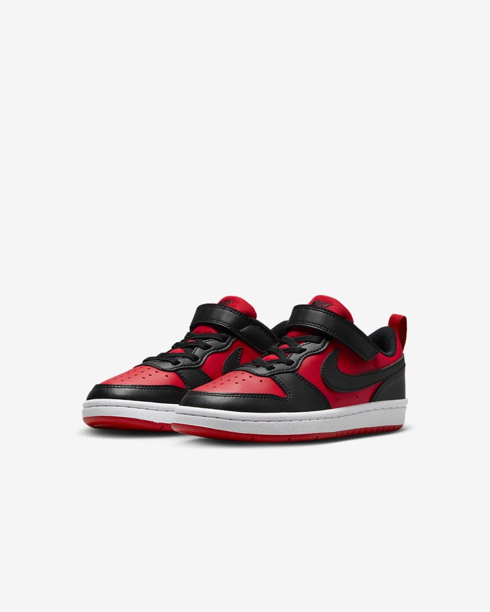 Nike Court Borough Low Recraft University Red/White/Black | Kids Nike Lifestyle